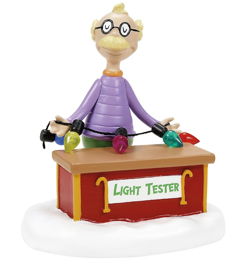 Department 56 Grinch Village Who Lightbulb Tester Figurine