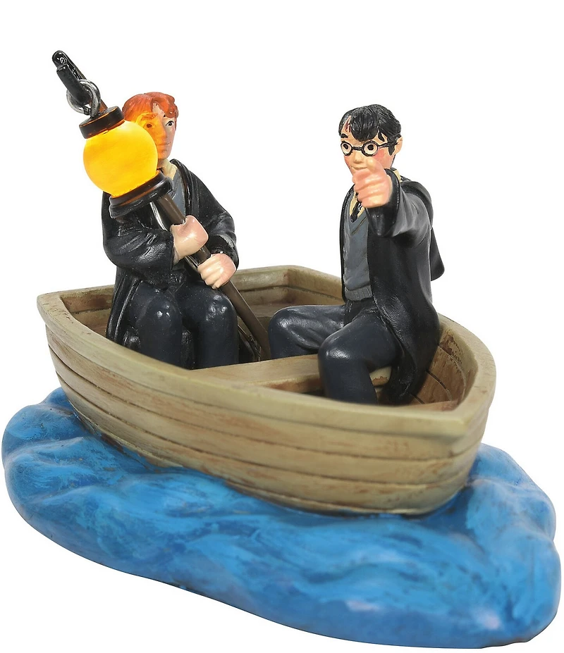 Department 56 Harry Potter Village Battery-Operated First-Years Harry and Ron Figurine