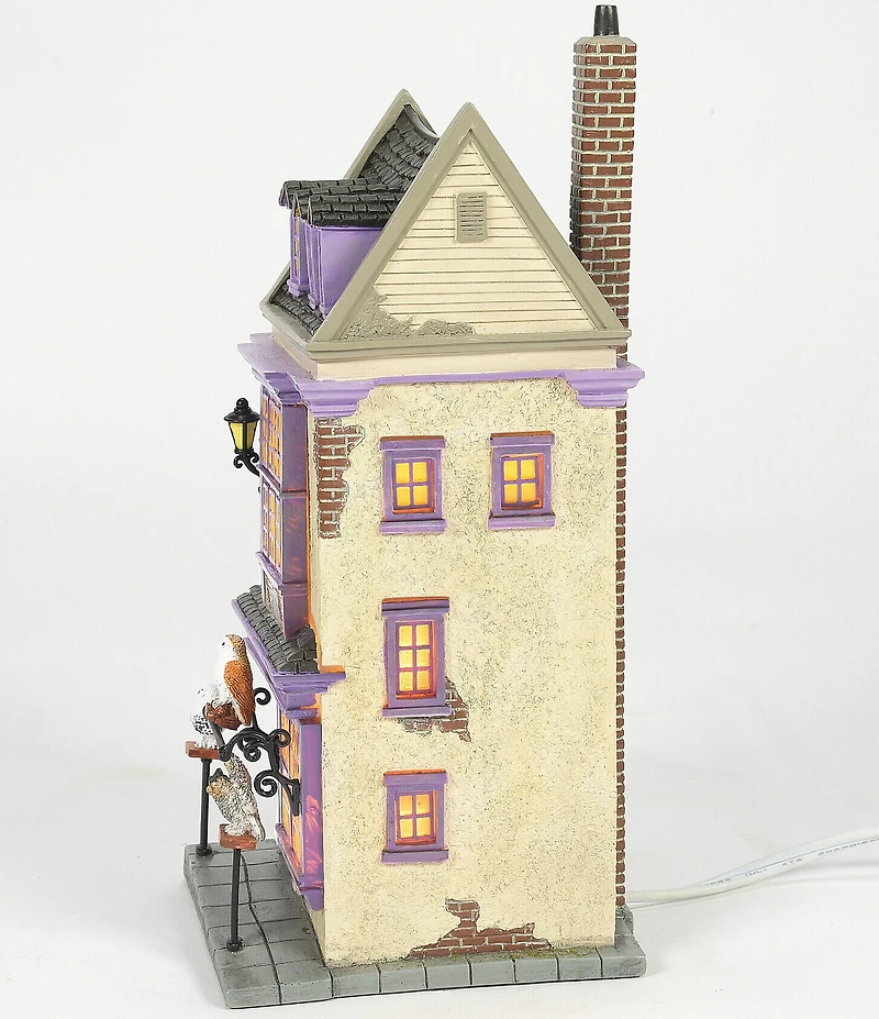 Department 56 Harry Potter Village Eeylops Owl Emporium Lit Building