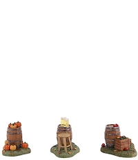 Department 56 Harvest Village Oktoberfest Barrels Of Fun, Set of 3 Figurines