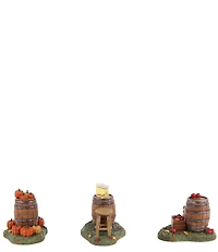 Department 56 Harvest Village Oktoberfest Barrels Of Fun, Set of 3 Figurines