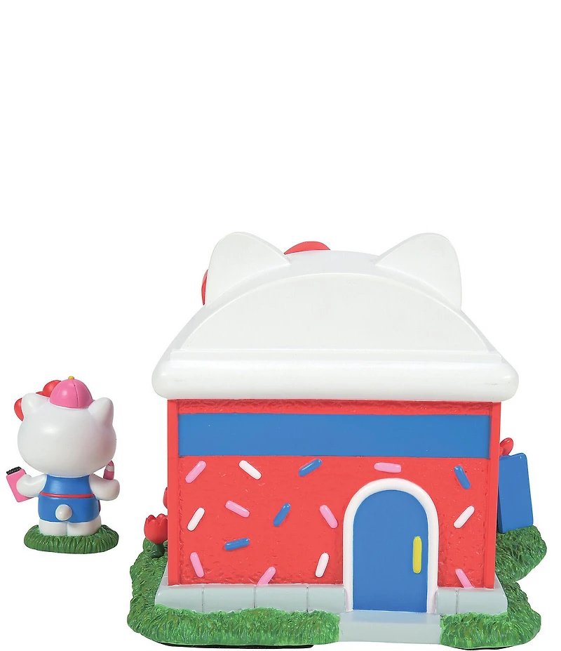 Department 56 Hello Kitty Village Hello Kitty's Store Lit Building, Set of 2