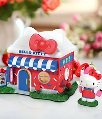Department 56 Hello Kitty Village Hello Kitty's Store Lit Building, Set of 2