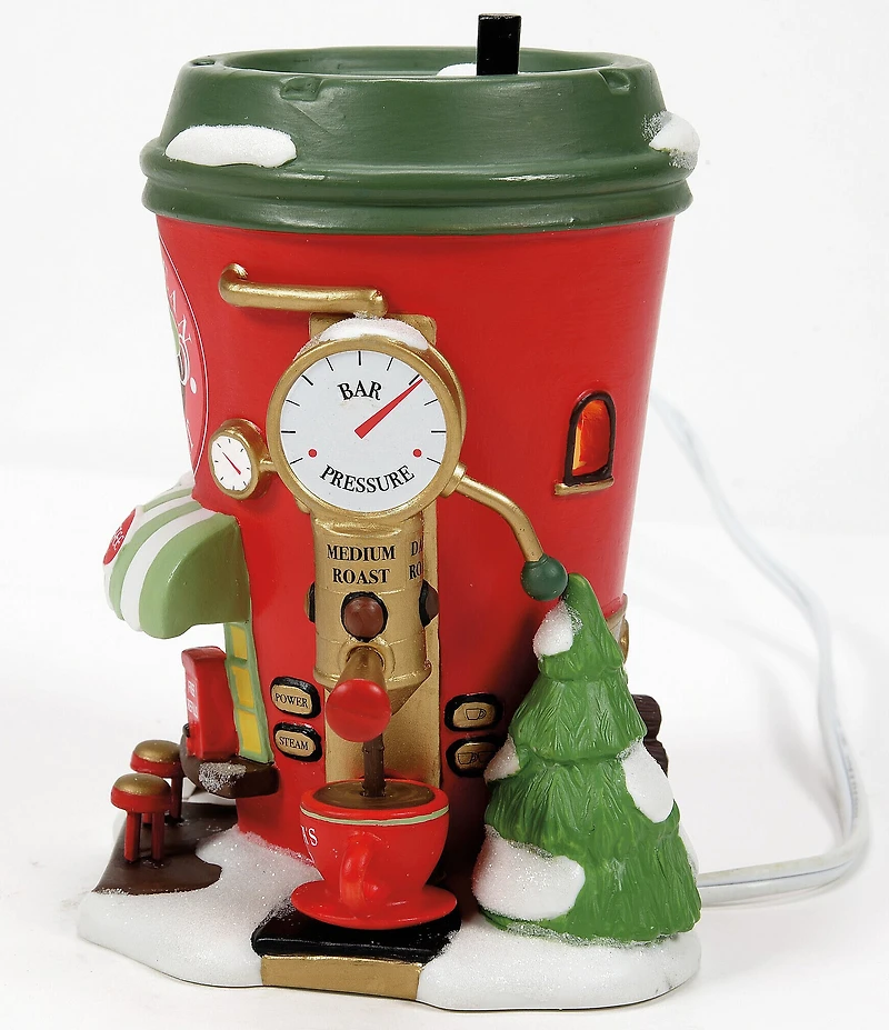 Department 56 North Pole Series Collection Bean Depot Espresso Company Lit Building