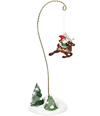 Department 56 North Pole Series Elf Test Flight-Aerial Figurine