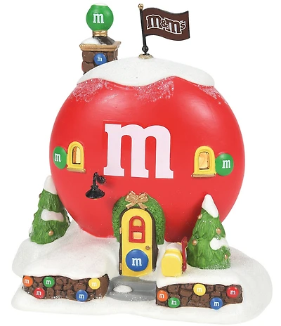 Department 56 North Pole Village Collection Red's M&M Cottage Lit Building