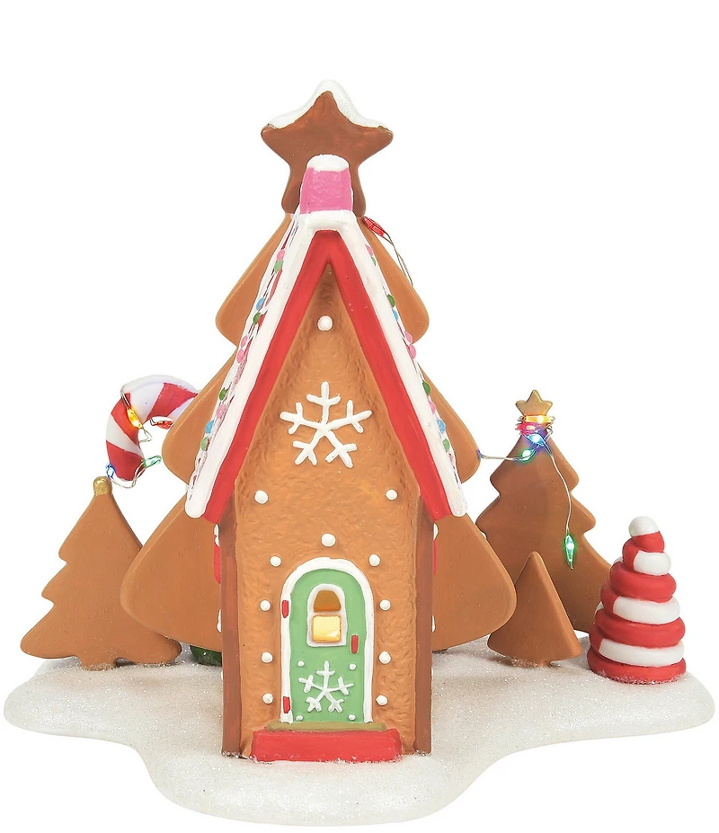 Department 56 North Pole Village Ice Your Own Tree Lot Lighting Building