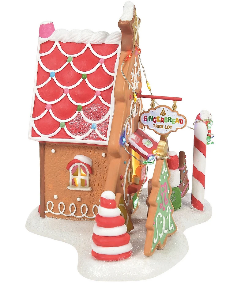 Department 56 North Pole Village Ice Your Own Tree Lot Lighting Building