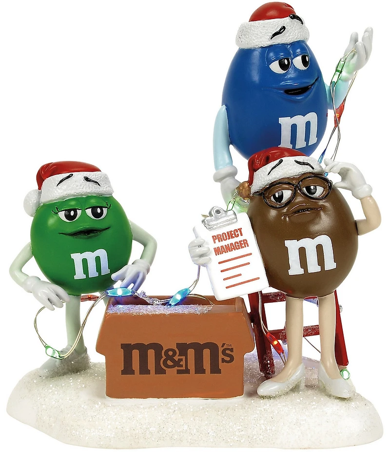 Department 56 North Pole Village Light Duty M&M's Figure