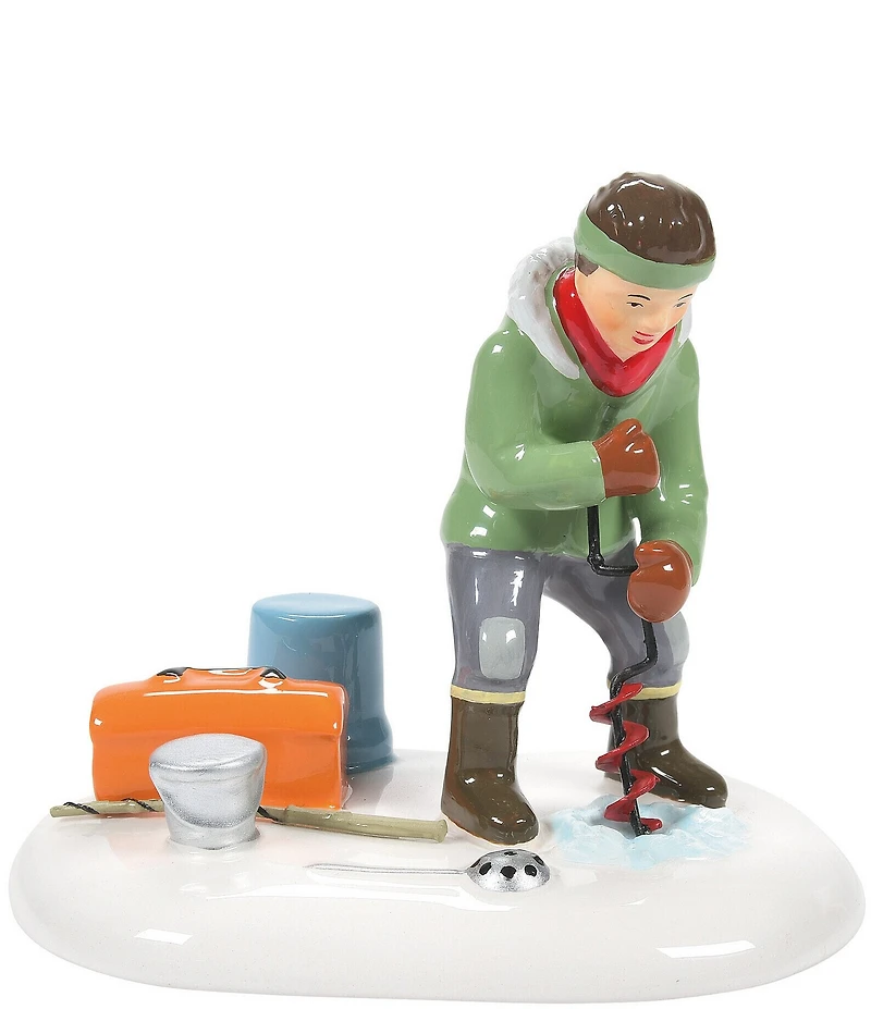 Department 56 Original Snow Village Angling For A Win Figurine