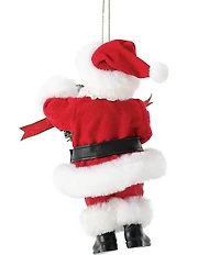 Department 56 Possible Dreams 2026 Limited Edition Dated Santa Holding Wreath Hanging Ornament