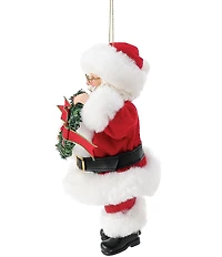 Department 56 Possible Dreams 2026 Limited Edition Dated Santa Holding Wreath Hanging Ornament