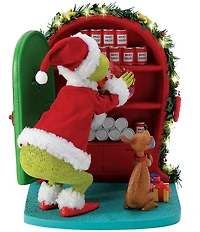Department 56 Possible Dreams Battery Operated Lighted LED Grinch Christmas Dinner Figurine