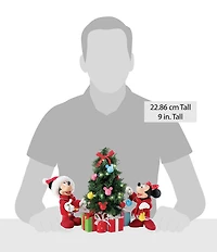 Department 56 Possible Dreams Battery Operated Lighted LED Mickey Mouse Decorations, 3 Piece Set