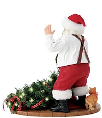 Department 56 Possible Dreams Battery Operated Santa & His Pets Collection Mischief Light-Up Figurine