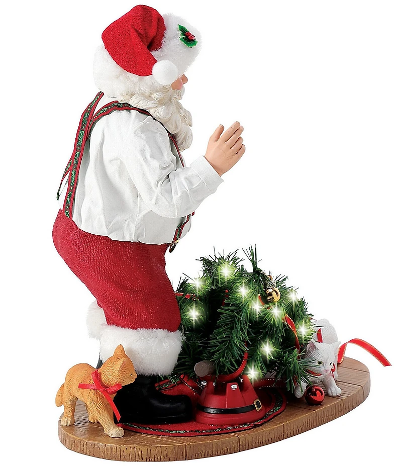 Department 56 Possible Dreams Battery Operated Santa & His Pets Collection Mischief Light-Up Figurine