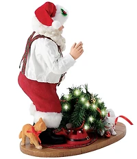 Department 56 Possible Dreams Battery Operated Santa & His Pets Collection Mischief Light-Up Figurine