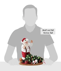 Department 56 Possible Dreams Battery Operated Santa & His Pets Collection Mischief Light-Up Figurine