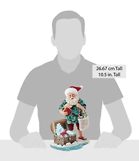 Department 56 Possible Dreams Battery Operated Santa Treasure Chest LED Figurine