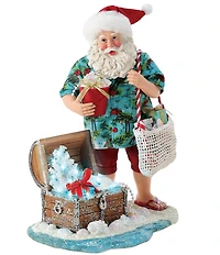 Department 56 Possible Dreams Battery Operated Santa Treasure Chest LED Figurine