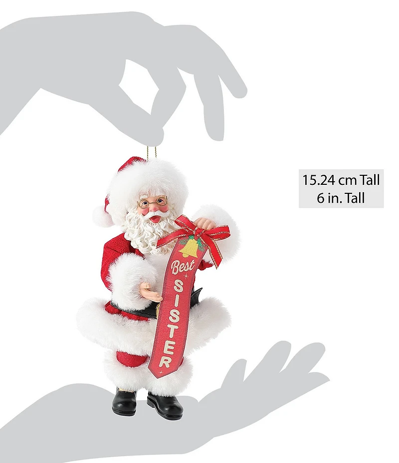 Department 56 Possible Dreams Best Sister Hanging Ornament