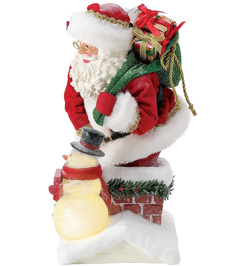 Department 56 Possible Dreams Christmas Traditions Collection Battery Operated Santa Please Stop Here Light Up Figurine