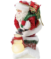 Department 56 Possible Dreams Christmas Traditions Collection Battery Operated Santa Please Stop Here Light Up Figurine