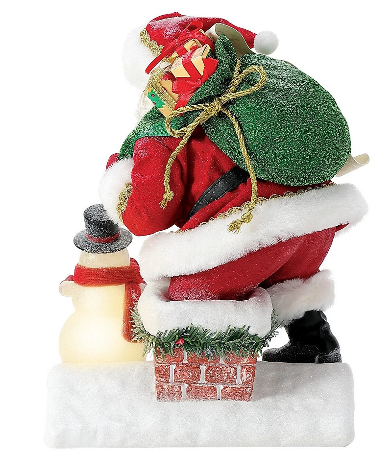 Department 56 Possible Dreams Christmas Traditions Collection Battery Operated Santa Please Stop Here Light Up Figurine