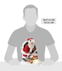 Department 56 Possible Dreams Christmas Traditions Collection Battery Operated Santa Please Stop Here Light Up Figurine