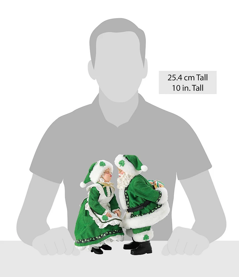 Department 56 Possible Dreams Christmas Traditions Collection Celtic North Pole Sweethearts 2-Piece Figurine Set