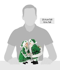 Department 56 Possible Dreams Christmas Traditions Collection Celtic North Pole Sweethearts 2-Piece Figurine Set