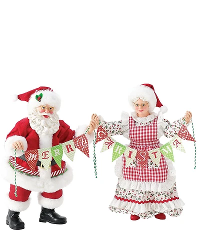 Department 56 Possible Dreams Christmas Traditions Collection Santa and Mrs. Claus Better Together 2-Piece Figurine Set