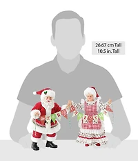 Department 56 Possible Dreams Christmas Traditions Collection Santa and Mrs. Claus Better Together 2-Piece Figurine Set