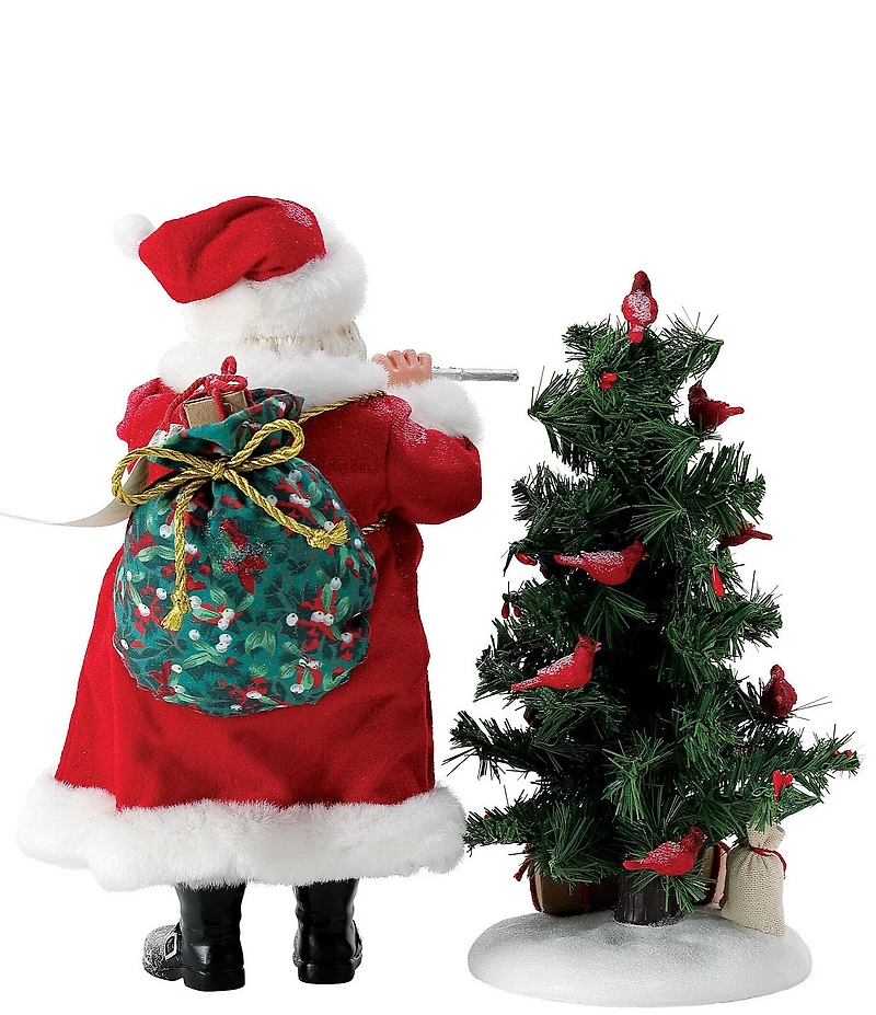 Department 56 Possible Dreams Christmas Traditions Collection Santa Eleven Pipers 2-Piece Figurine Set