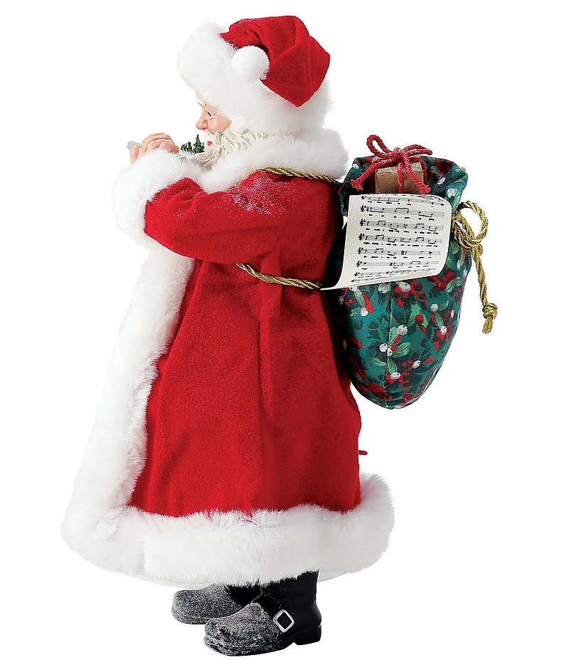 Department 56 Possible Dreams Christmas Traditions Collection Santa Eleven Pipers 2-Piece Figurine Set
