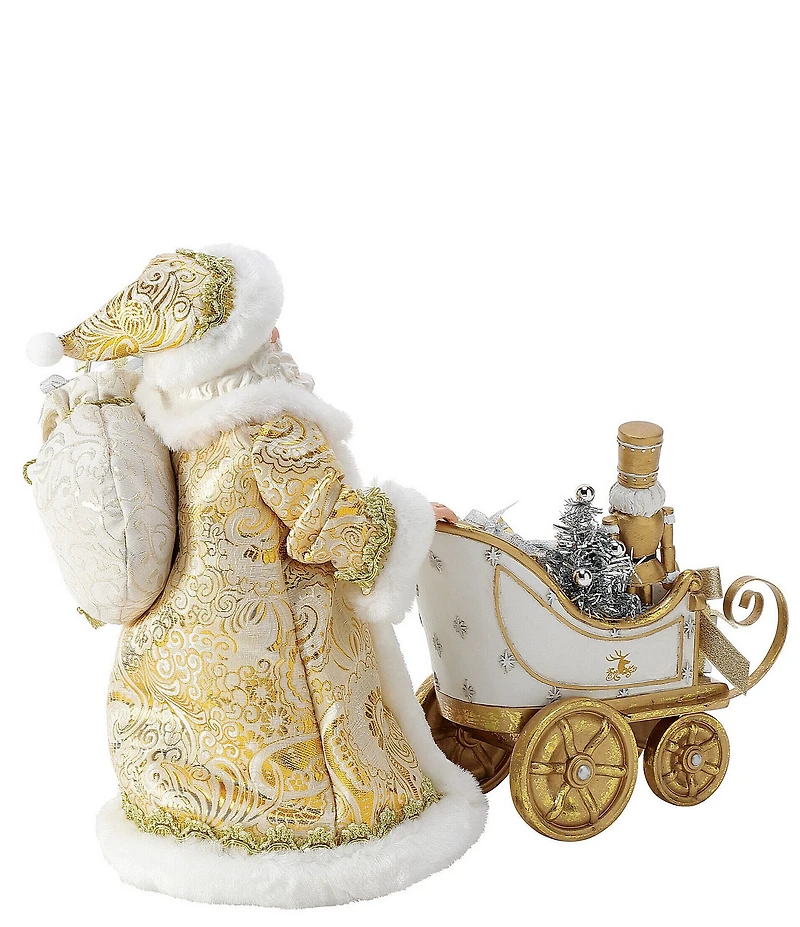 Department 56 Possible Dreams Christmas Traditions Santa with Sleigh Grand Entrance 2-Piece Figurine Set