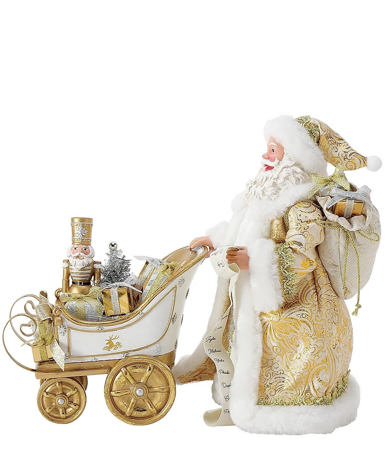 Department 56 Possible Dreams Christmas Traditions Santa with Sleigh Grand Entrance 2-Piece Figurine Set
