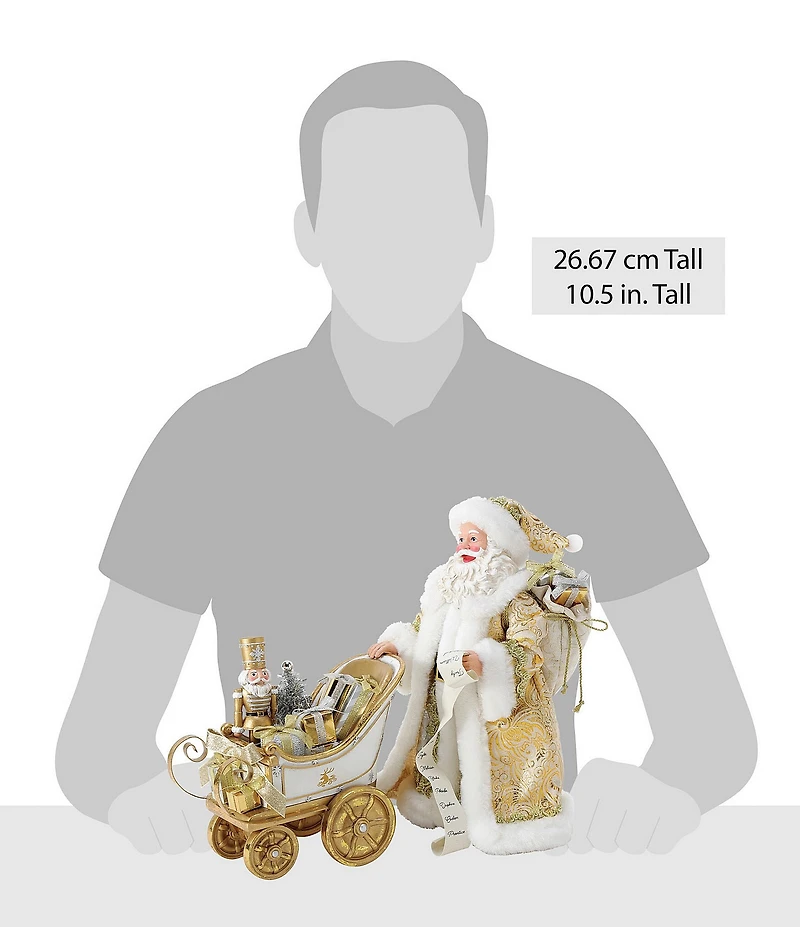 Department 56 Possible Dreams Christmas Traditions Santa with Sleigh Grand Entrance 2-Piece Figurine Set