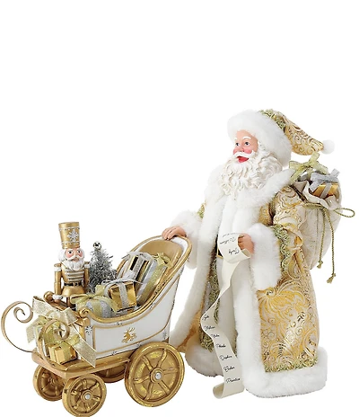 Department 56 Possible Dreams Christmas Traditions Santa with Sleigh Grand Entrance 2-Piece Figurine Set