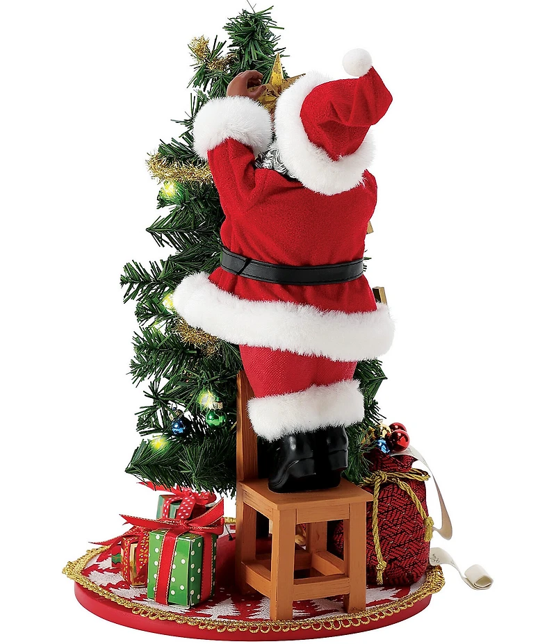 Department 56 Possible Dreams African American Santa Ho, Ho, Ho! Lit Tree Figurine