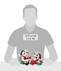 Department 56 Possible Dreams Disney Mickey Mouse Cocoa Break Figurine, Set of 2