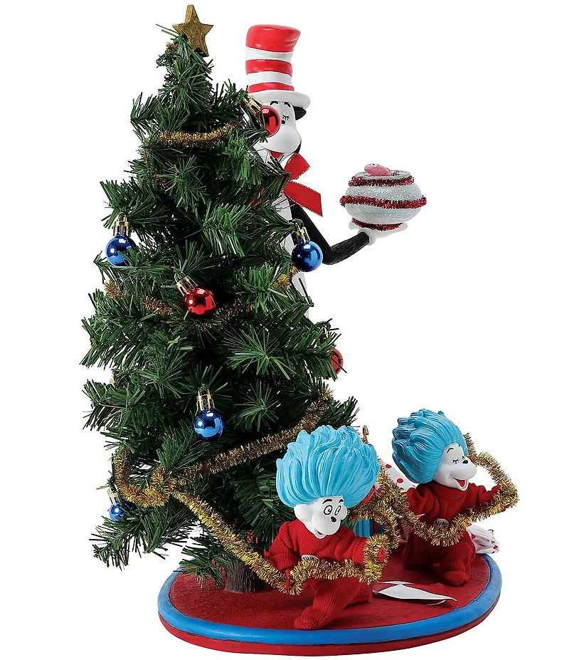 Department 56 Possible Dreams Dr. Seuss The Cat in the Hat Thing 1 and Thing 2 Figurine