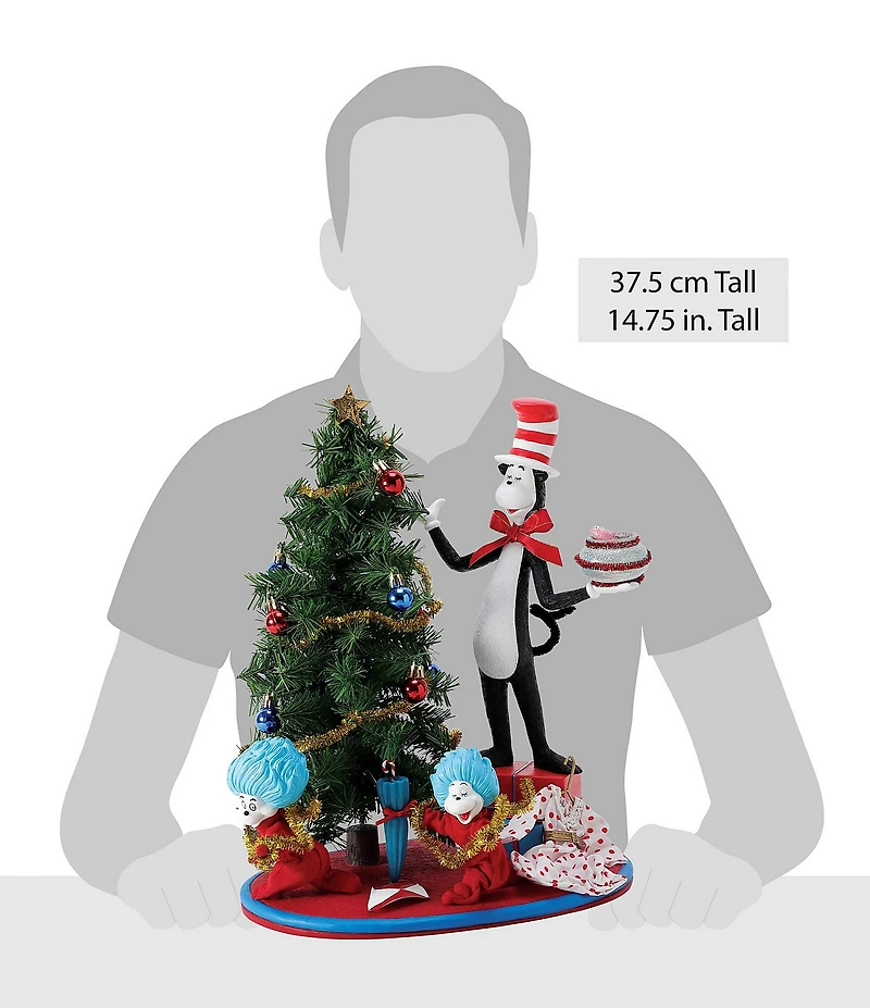 Department 56 Possible Dreams Dr. Seuss The Cat in the Hat Thing 1 and Thing 2 Figurine