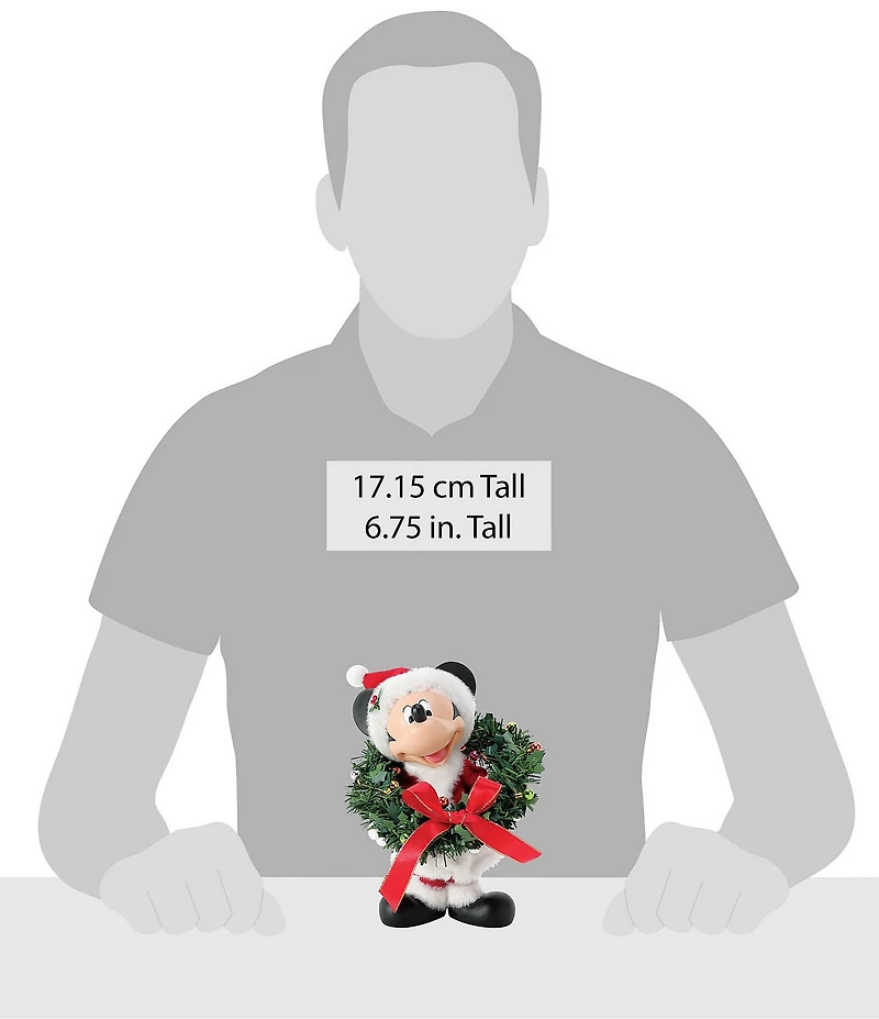 Department 56 Possible Dreams Holly Jolly Mickey Mouse Figurine