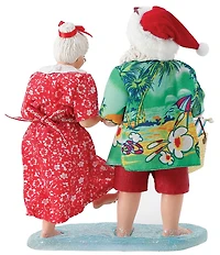 Department 56 Possible Dreams Mr. and Mrs. Claus A Walk On The Beach Figurine