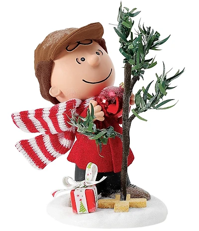 Department 56 Possible Dreams Peanuts Charlie Brown's Iconic Christmas Tree Figurine