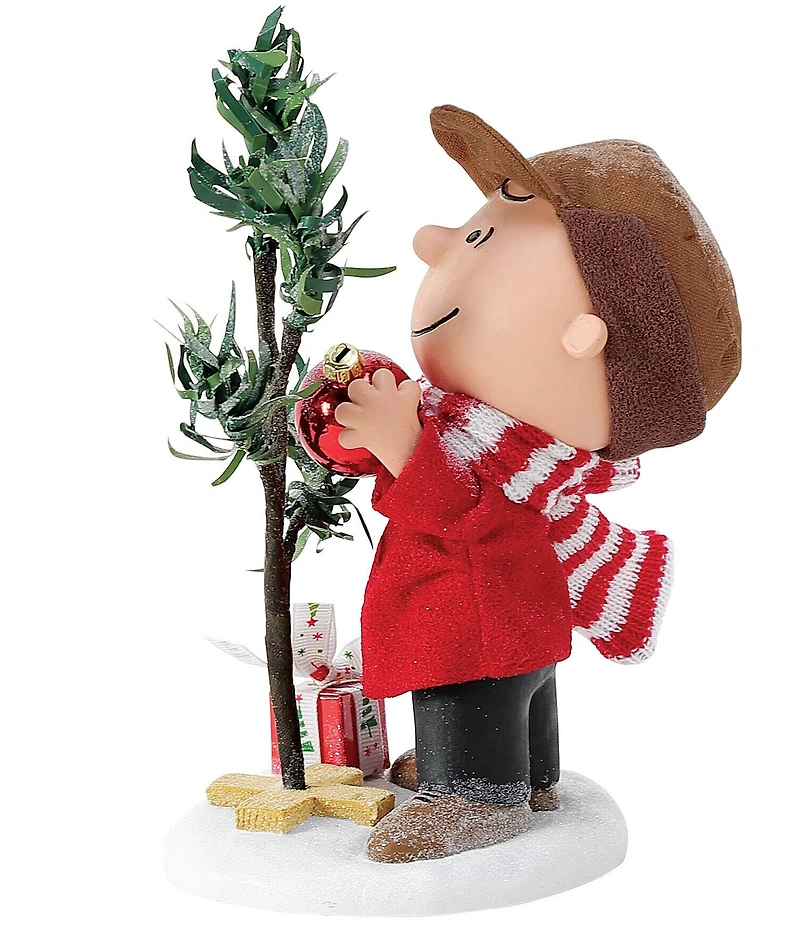 Department 56 Possible Dreams Peanuts Charlie Brown's Iconic Christmas Tree Figurine