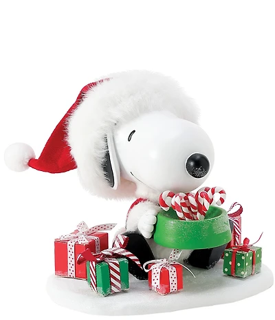 Department 56 Possible Dreams Peanuts Snoopy's Bowl of Treats Figurine