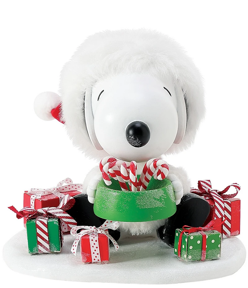 Department 56 Possible Dreams Peanuts Snoopy's Bowl of Treats Figurine