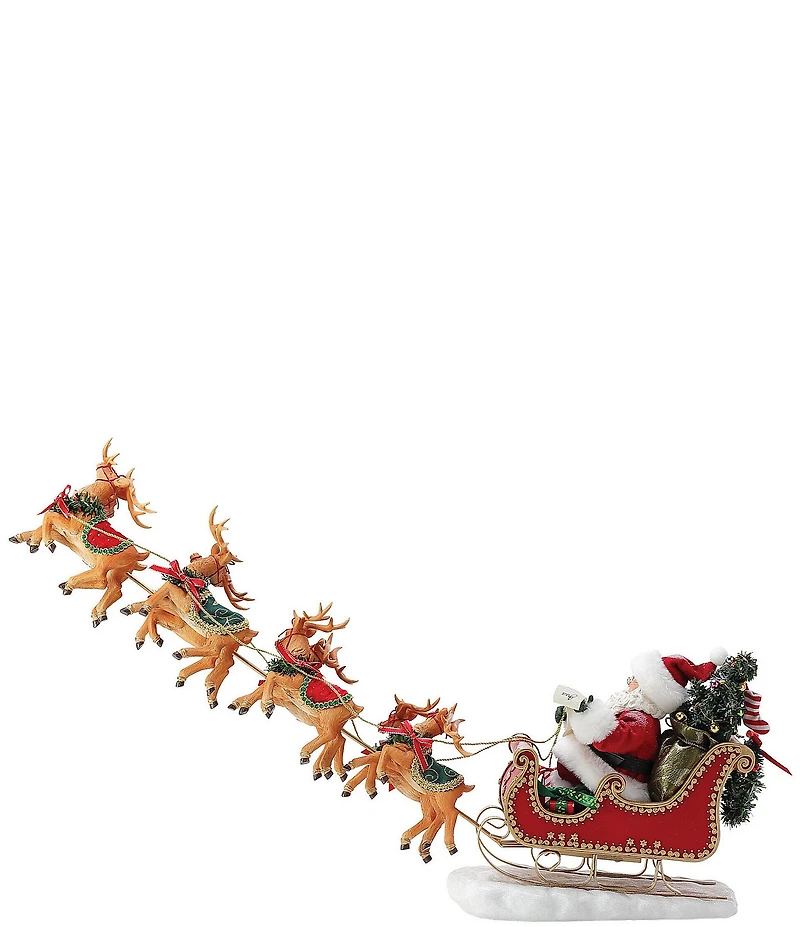 Possible Dreams Department 56 Christmas Traditions Santa's Snowy Sleigh Ride Figurine